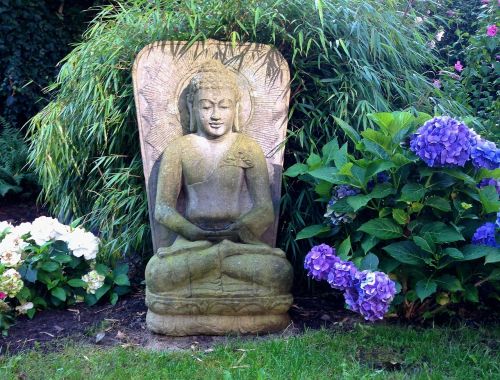 Buda, Sodas, Skulptūra, Asija, Dvasinis, Meditacija, Fernöstlich, Atsipalaidavimas