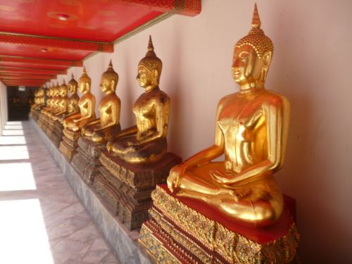 Buda, Grindys, Šventykla, Tailandas, Bangkokas, Asija, Tikėjimas