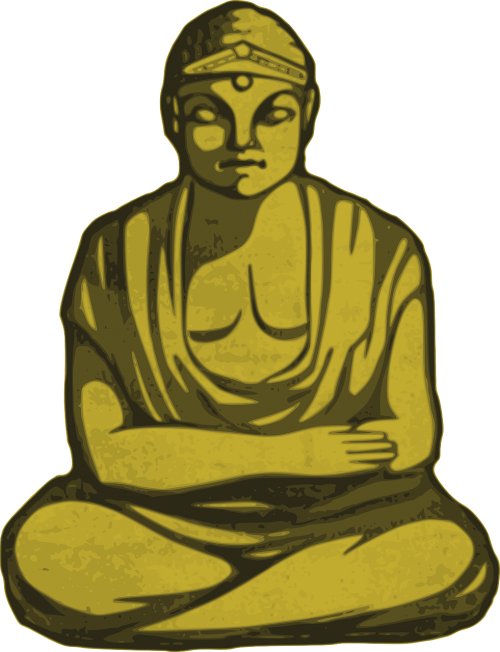 Buda, Auksas, Religija, Statula, Budizmas, Tikėjimas, Budistinis, Nemokama Vektorinė Grafika