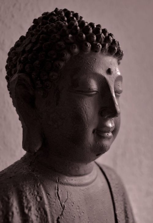 Buda, Statula, Biustas, Pusė Profilis, Skulptūra, Budizmas, Figūra, Religija, Fernöstlich, Asija