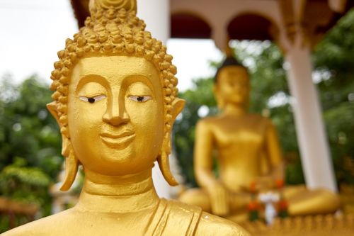 Buda, Budizmas, Statula, Budistinis, Šventykla, Dievas, Skulptūra, Laosas, Vientiane