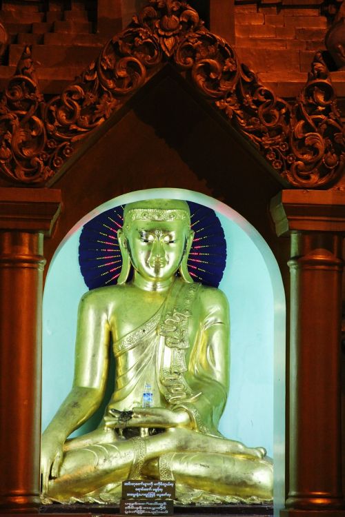 Buda, Auksinis, Statula, Skulptūra