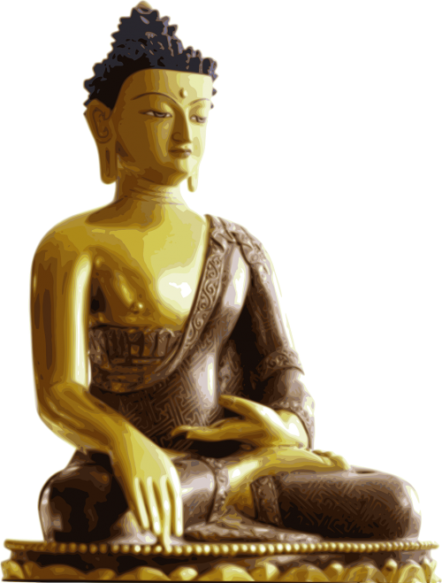Buda, Budistinis, Religija, Tibetas, Tibetietis, Nemokama Vektorinė Grafika