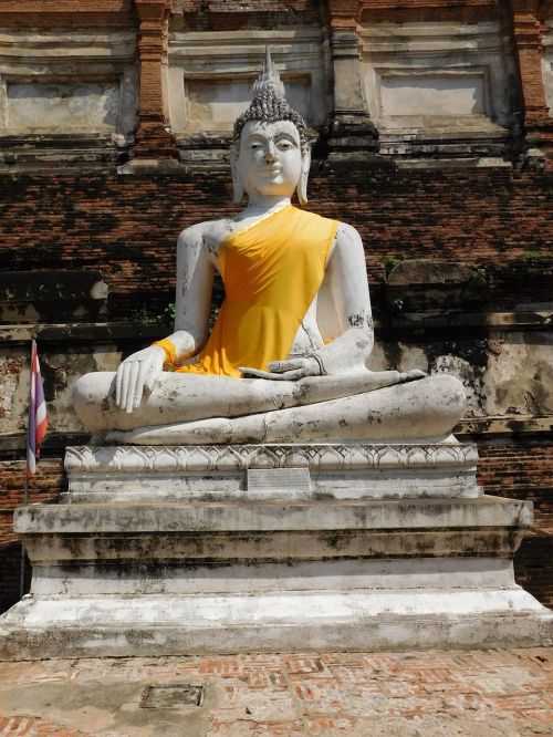 Buda, Ayutthaya, Steinbuddha, Budizmas, Asija
