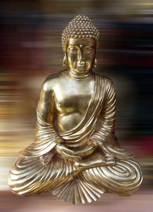 Buda, Statula, Skulptūra, Auksinė Buda, Menas, Dievybė
