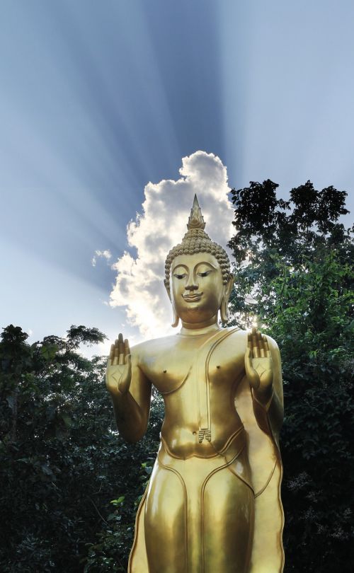 Buda, Mėlynas Dangus, Auksas