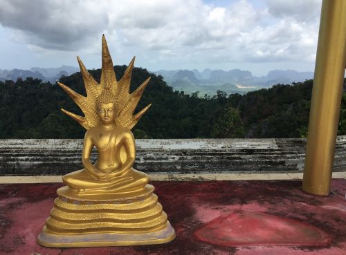 Buda, Tigro Urvo Šventykla, Krabi, Tailandas
