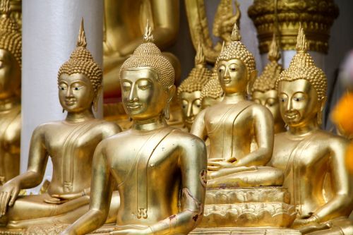 Buda, Šventykla, Budizmas, Melstis, Tailandas, Budistinis, Asija, Tajų, Wat, Turizmas