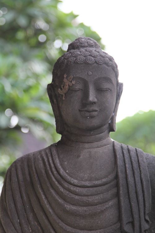 Buda, Statula, Pilka, Akmuo, Bali, Indonezija