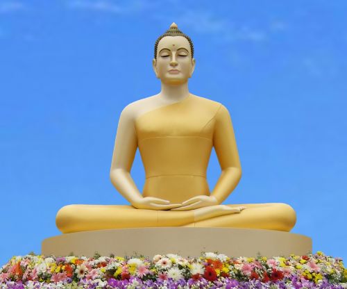 Buda, Joga, Medituoti, Budistams, Wat, Phra Dhammakaya, Tailandas, Auksas, Meditacija, Taika, Zen, Ramus, Ramus, Sėdi