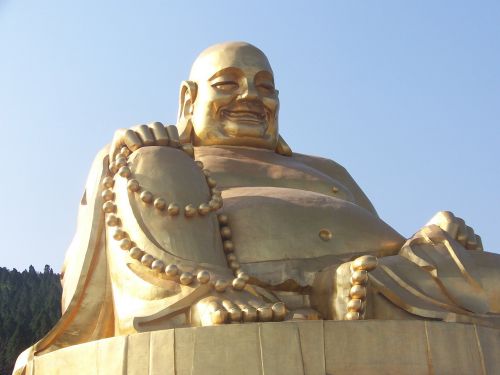 Buda, Kinija, Budizmas, Kalnas Qianfo, Jinan, Statula, Auksinis