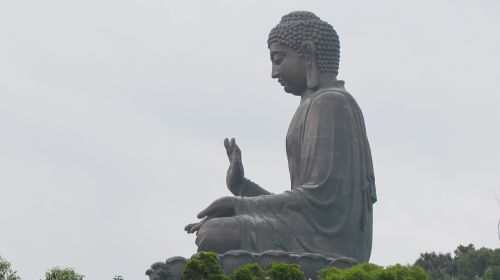 Buda, Hong Kong Buddha, Honkongas, Statula, Paminklas, Miškas