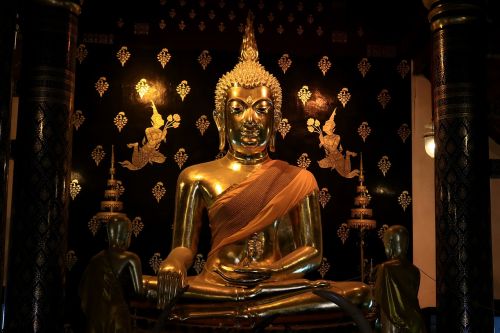 Budos Statula, Meditacija, Budizmas, Piligrimystė, Taika, Asija, Tailandas, Istorinis