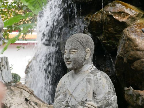 Budistinis, Skulptūra, Ramus, Zen, Menas, Fontanas