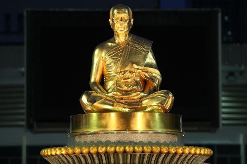 Budha, Vienuolis, Auksas, Budizmas, Phramongkolthepmuni, Dhammakaya Pagoda, Wat, Phra Dhammakaya, Meditacija, Tailandas, Medituoti Statulą, Pagada, Stupa, Šventykla, Medituoti, Statula, Asija, Asian, Daugiau Nei, Milijonai, Budhas