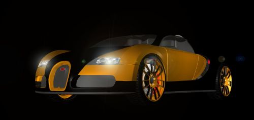 Bugatti, Veyron, Atvaizdavimas, 3D Modelis