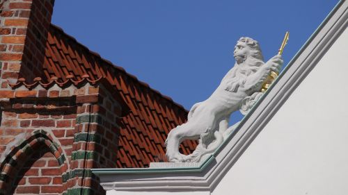 Pastatas, Stogas, Architektūra, Istoriškai, Ornamentas, Liūtas, Fasadas, Istorinis Senamiestis, Lüneburg
