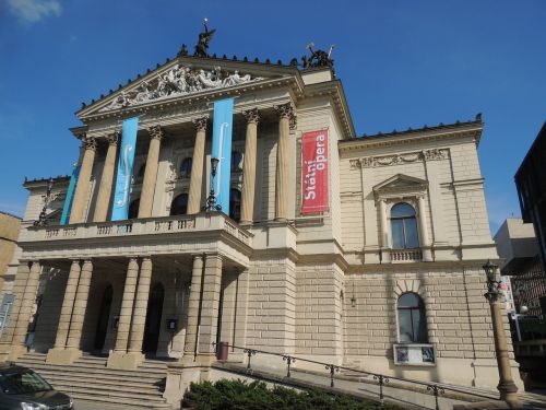 Pastatas, Opera, Architektūra, Prague