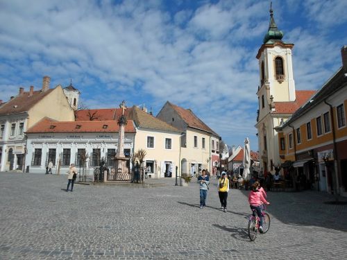 Pastatas, Namas, Gatvė, Szentendre