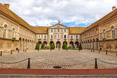 Pastatas, Miesto Rotušė, Architektūra, Istorinis, Beaune, Bourgogne, France, Senovės