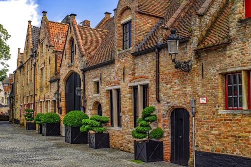 Pastatas, Namas, Fasadas, Plyta, Architektūra, Bruges, Brugge, Belgija, Flanders, Europa