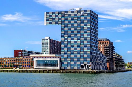 Pastatas, Šiuolaikiška, Architektūra, Statyba, Uostas, Rotterdam, Nyderlandai, Holland, Europa