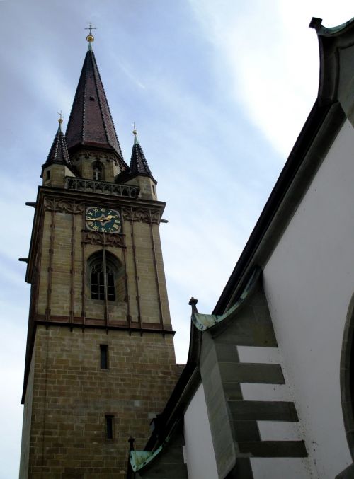 Pastatas, Bažnyčia, Katalikų, Münsteris, Radolfzell Münster, Mūsų Gudalupės Panele Katedra, Radolfzell Am Bodensee, Vokietija