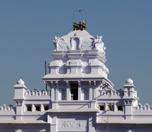 Pastatas, Architektūra, Dizainas, Hindu, Struktūra, Eksterjeras, Mysore, Karnataka, Indija