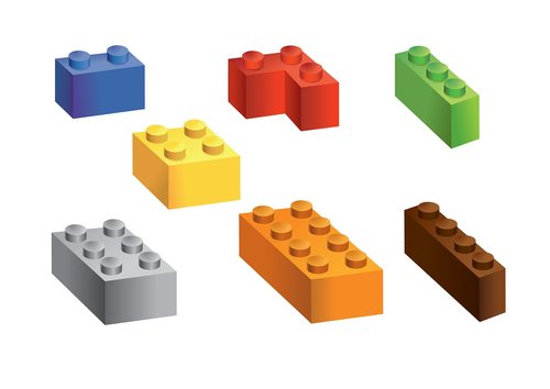 Statybiniai Blokai,  Žaislai,  Plastmasinis,  Plytos,  Nemokama Iliustracijos