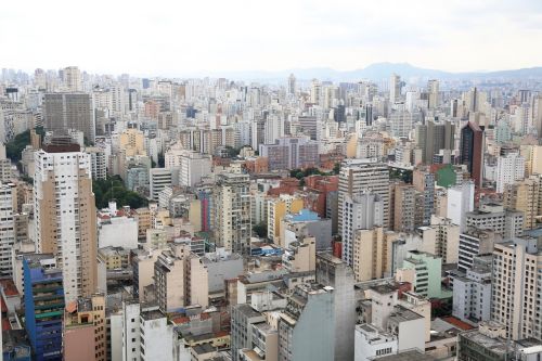 Pastatai, Aerofotografija, Architektūra, Centro São Paulo, Turistinis Taškas, Vista, Miesto, Brazilija, San Paulas