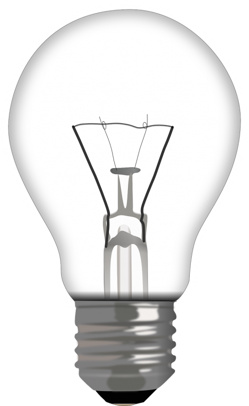 Lemputė, Šviesa, Elektra, Lempa, Galia, Thomas Alva Edison, Išradimas, Vatas, Energija, Nemokama Vektorinė Grafika