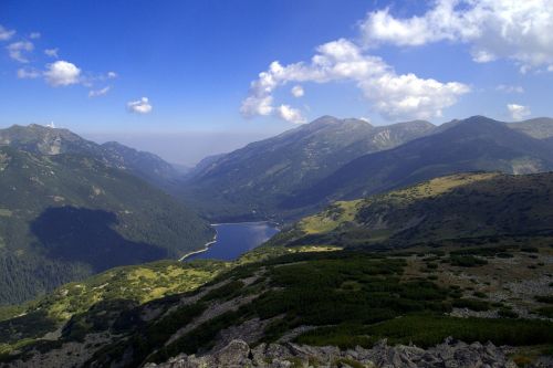 Bulgarija, Kalnai, Rila, Debesys, Vanduo, Ežeras, Šalis, Musalas