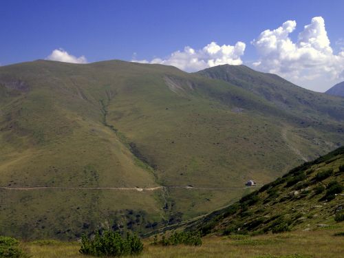 Bulgarija, Kalnai, Rila, Debesys, Name Macedonia, Kelias