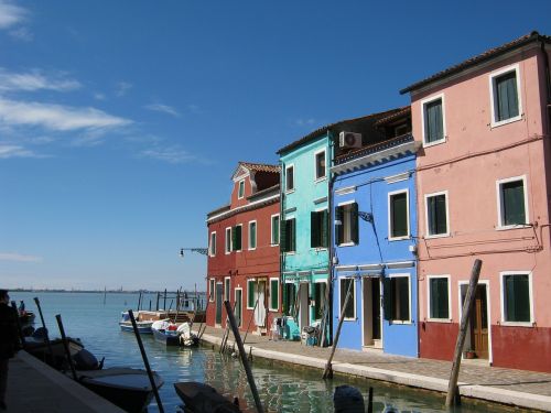 Burano,  Venecija,  Architektūra,  Spalvos