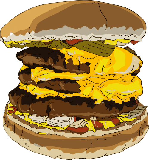 Mesainis, Cheeseburger, Greitas Maistas, Mėsainis, Munchies, Nemokama Vektorinė Grafika