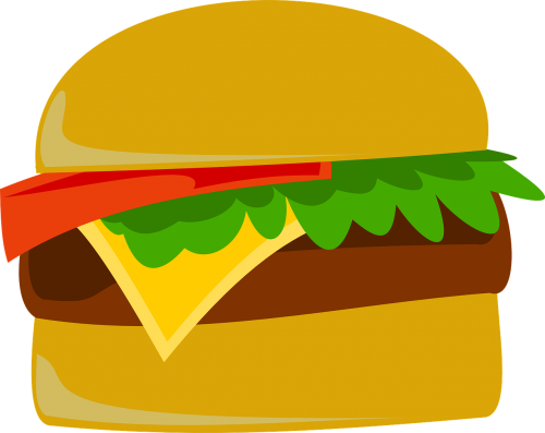 Mesainis, Cheeseburger, Sūris, Mėsainis, Skanus, Greitas Maistas, Nesveikas Maistas, Maistas, Užkandis, Mcdonalds, Nemokama Vektorinė Grafika