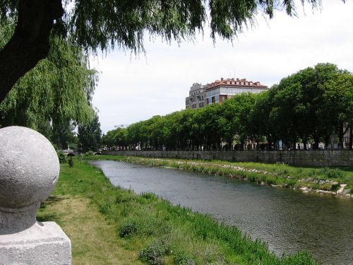 Burgos,  Ispanija,  Miestas,  Upė,  Miestas Upe