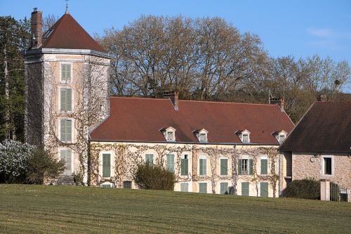 Burgundija, Chatel Cenzoir, Miestas, Namas, France, Fasadas