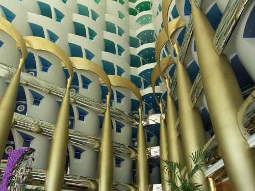 Burj Al Arab, Dubai, Uae, U E E, Pastatas, Architektūra, Viešbutis