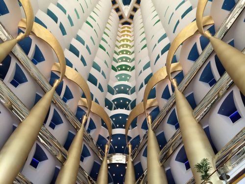 Burj Al Arab, Viešbutis, Dubai, Prabanga, Lobis