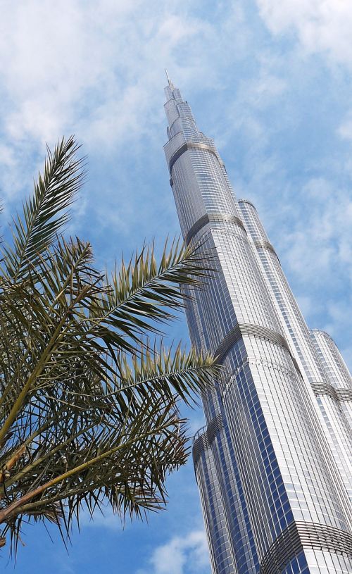 Burj Khalifa, Dubai, Dangoraižis, Aukštas, Pažymėtas, Bokštas, U E E, Architektūra