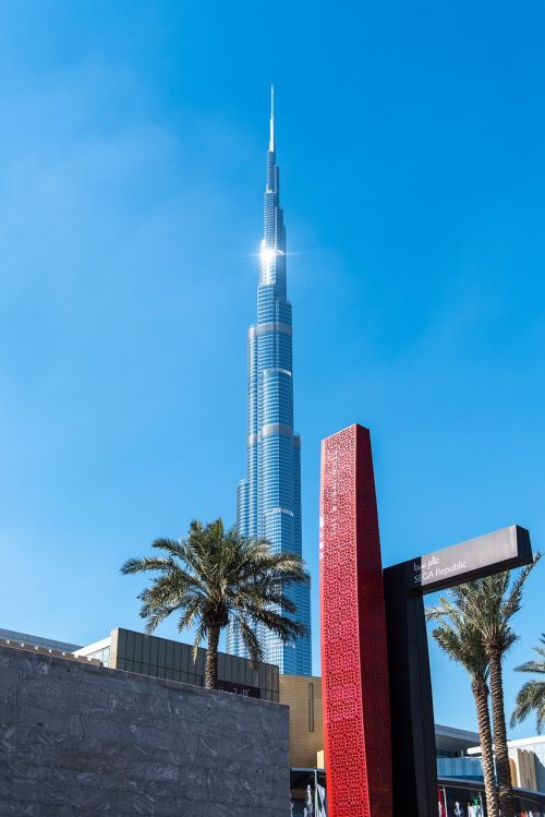 Burj Khalifa, Dubai, Šiuolaikiška, Architektūra, Dangoraižis, Aukščiausias Pasaulyje Pastatas, U E E