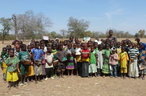 Burkina, Faso, Afrika, Vaikai, Vaikai, Grupė, Žmonės, Kūdikiai, Vargšas, Juoda