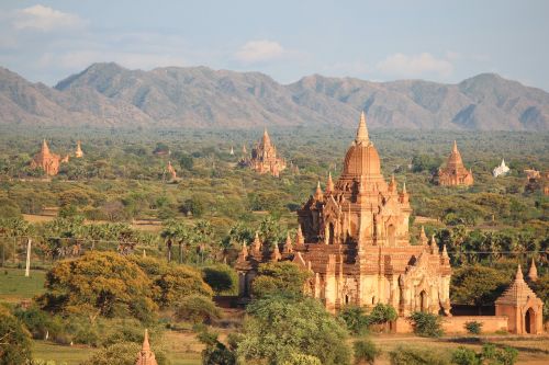 Burma, Mianmaras, Šventyklos Lygis, Kraštovaizdis, Šventykla, Stupa, Bagan, Budizmas