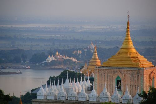 Burma, Šventykla, Mianmaras, Kraštovaizdis, Stupa