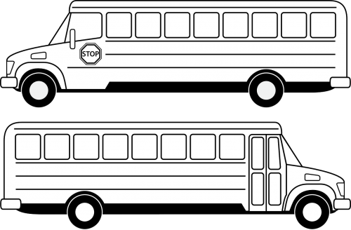 Autobusas, Mokykla, Mokyklinis Autobusas, Gabenimas, Transporto Priemonė, Nemokama Vektorinė Grafika