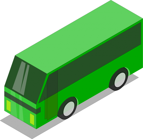 Autobusas, Automobilis, Vairuoti, Žalias, Važiuoti, Kelias, Gatvė, Gabenimas, Transporto Priemonė, Ratas, Nemokama Vektorinė Grafika