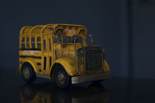 Autobusas, Žaislas, Krepšelis, Autobusų Mokykla