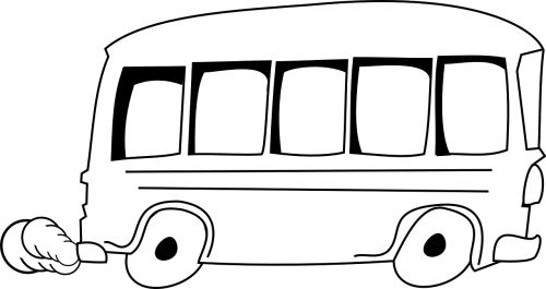 Autobusas, Mokyklinis Autobusas, Motorinis Treneris, Motorokachas, Transporto Priemonė, Gabenimas, Nemokama Vektorinė Grafika
