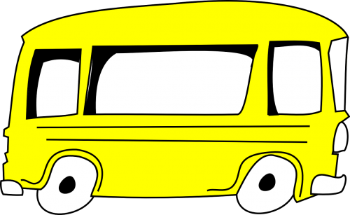 Autobusas, Gabenimas, Visuomenė, Mokykla, Geltona, Važiuoti, Nemokama Vektorinė Grafika